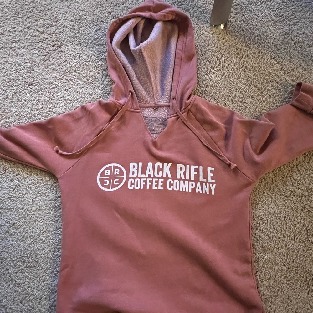 Black Rifle Coffee Company Women's Dusty Rose Hoodie